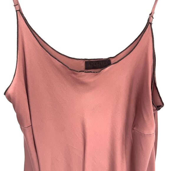 CP SHADES Milla Mauve Spaghetti Strap Silk Slip Tank Top Blouse Size M Medium - Picture 2 of 7